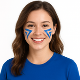 Royal Blue Face Paint Makeup with Applicator - 0.21 oz